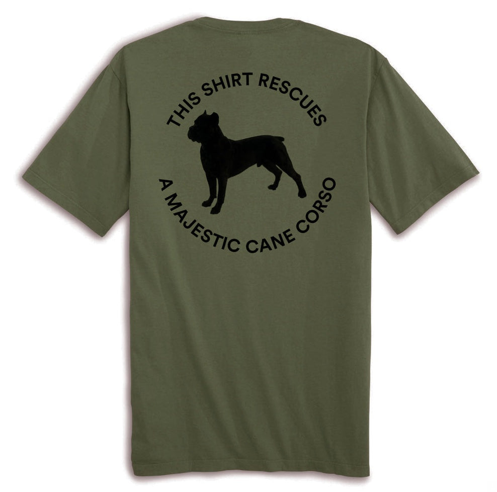 "For The Love of Corsos" Unisex BCI Cotton Rescue T-Shirt