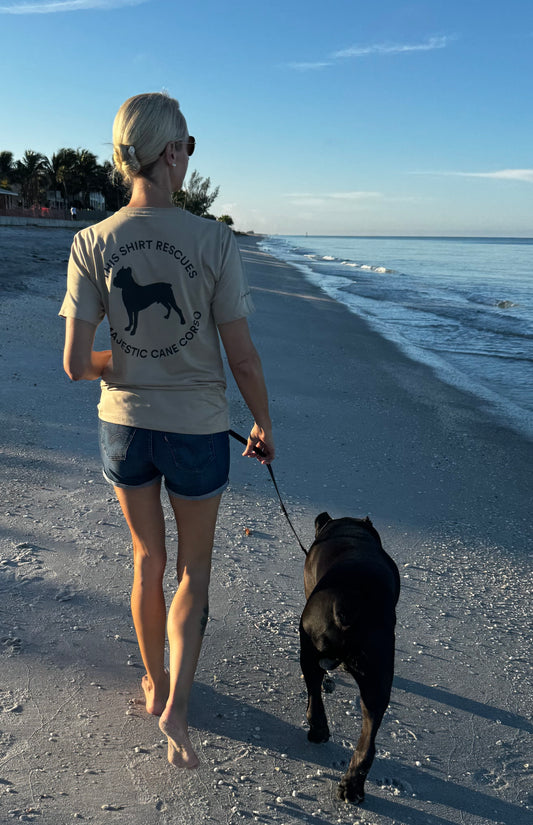 "For The Love of Corsos" Unisex BCI Cotton Rescue T-Shirt