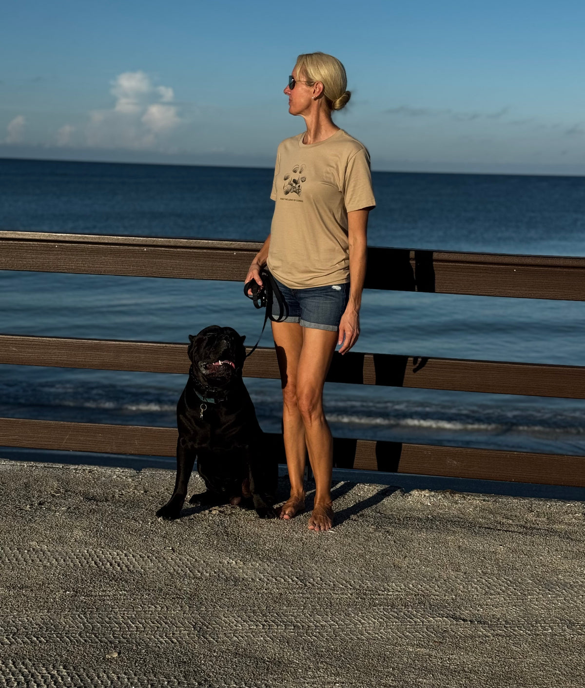 "For The Love of Corsos" Unisex BCI Cotton Rescue T-Shirt