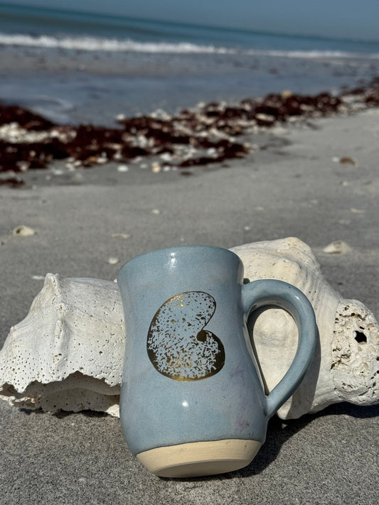 Gilded Nautilus Classic Captain's Mug