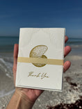 Load image into Gallery viewer, Gilded Nautilus Letterpress Thank you Card
