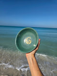 Load image into Gallery viewer, Gilded Nautilus Banded Tulip Bowl
