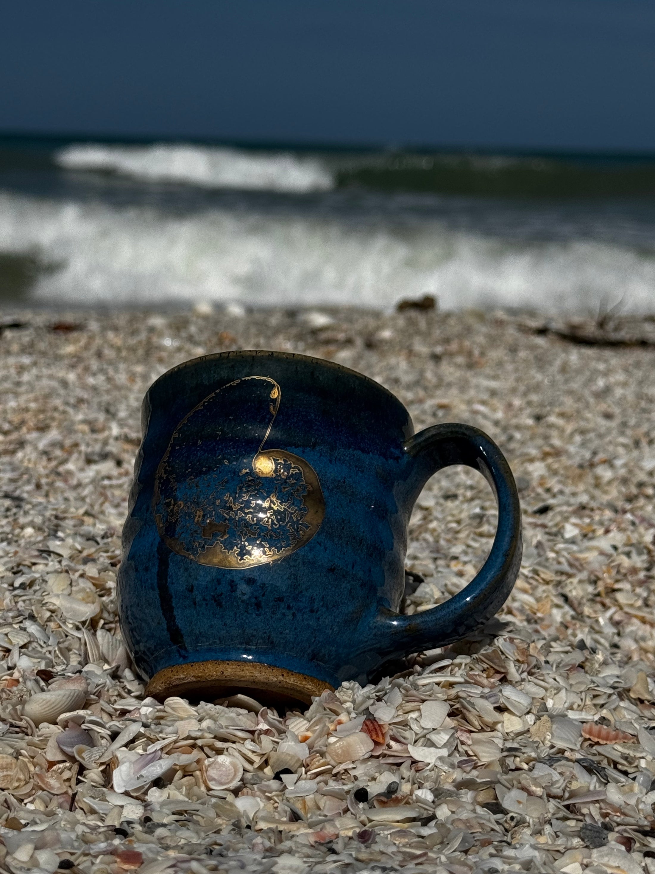 Gilded Nautilus Low Tide Mug