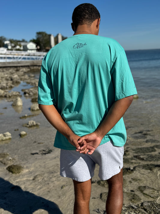 “Sheepshead” Organic Cotton Unisex Short Sleeve T-Shirt-GILDED NAUTILUS