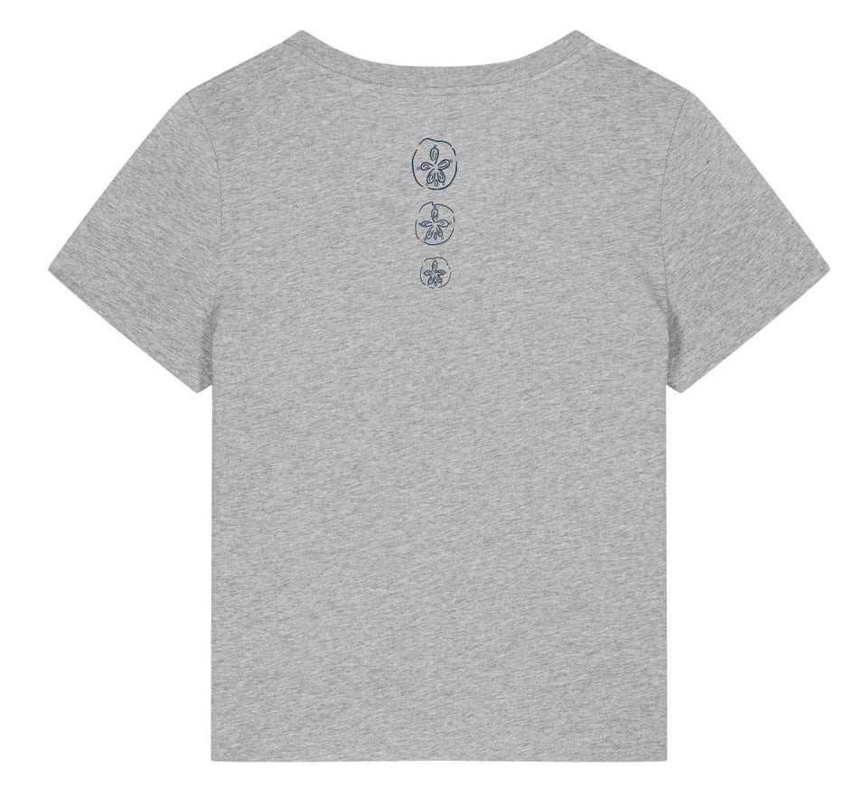 "Three Sands" Organic Cotton Women's Short Sleeve V-Neck T-Shirt